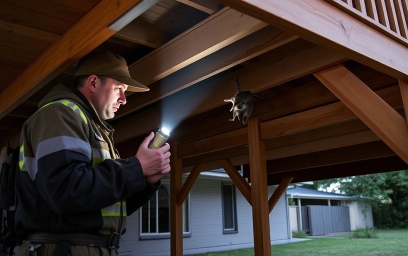Under Deck Possum Removal in Greensborough